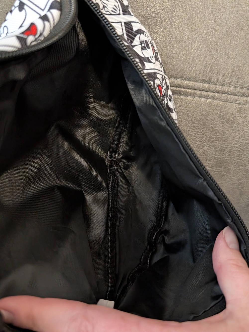 Buckle-Down Black and White Disney Waist Bag - Picture 3 of 4